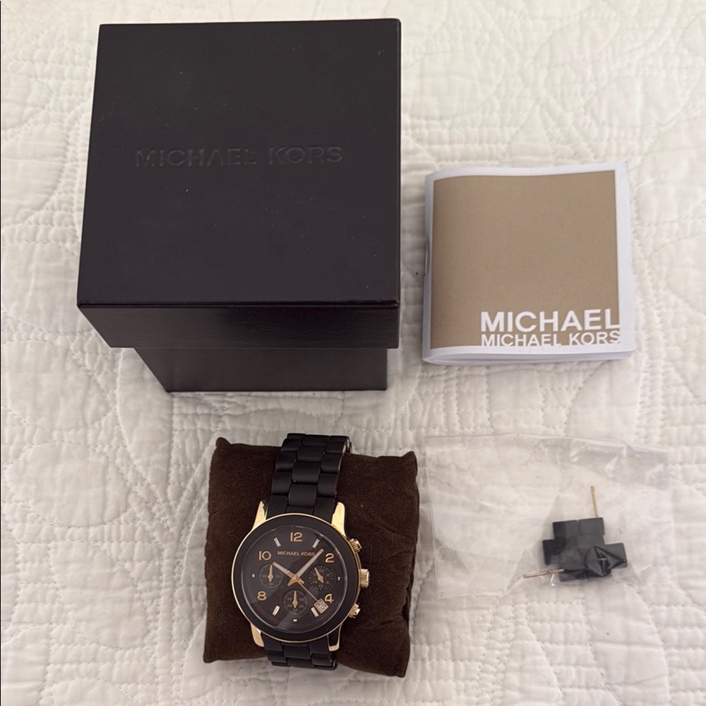 Michael Kors Brown and Gold Watch